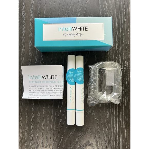 intelliWHITE Platinum Whitening Kit - 2 Gel Pen & 1 Mouthpiece .12 oz - Sealed - Picture 1 of 10